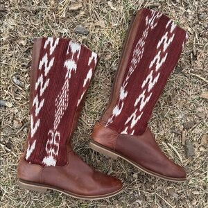 Reef Brown and Red Heeled Boots